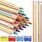 48 Pcs Rainbow Colored Pencils Bulk 7 Color in 1 Wooden Rainbow Pencil with 4 Pieces Sharpener